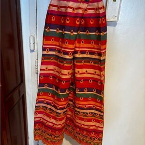 1970s Morton Myles for Malcolm Charles Boho Maxi Skirt vintage dress bottom